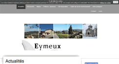 Desktop Screenshot of eymeux.fr